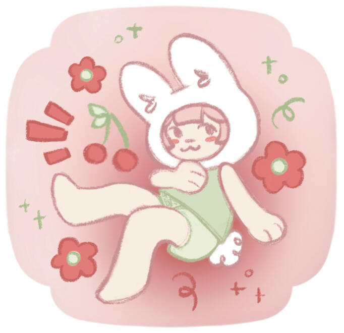Fruits N' Friends Acrylic Keychain: Sylvia