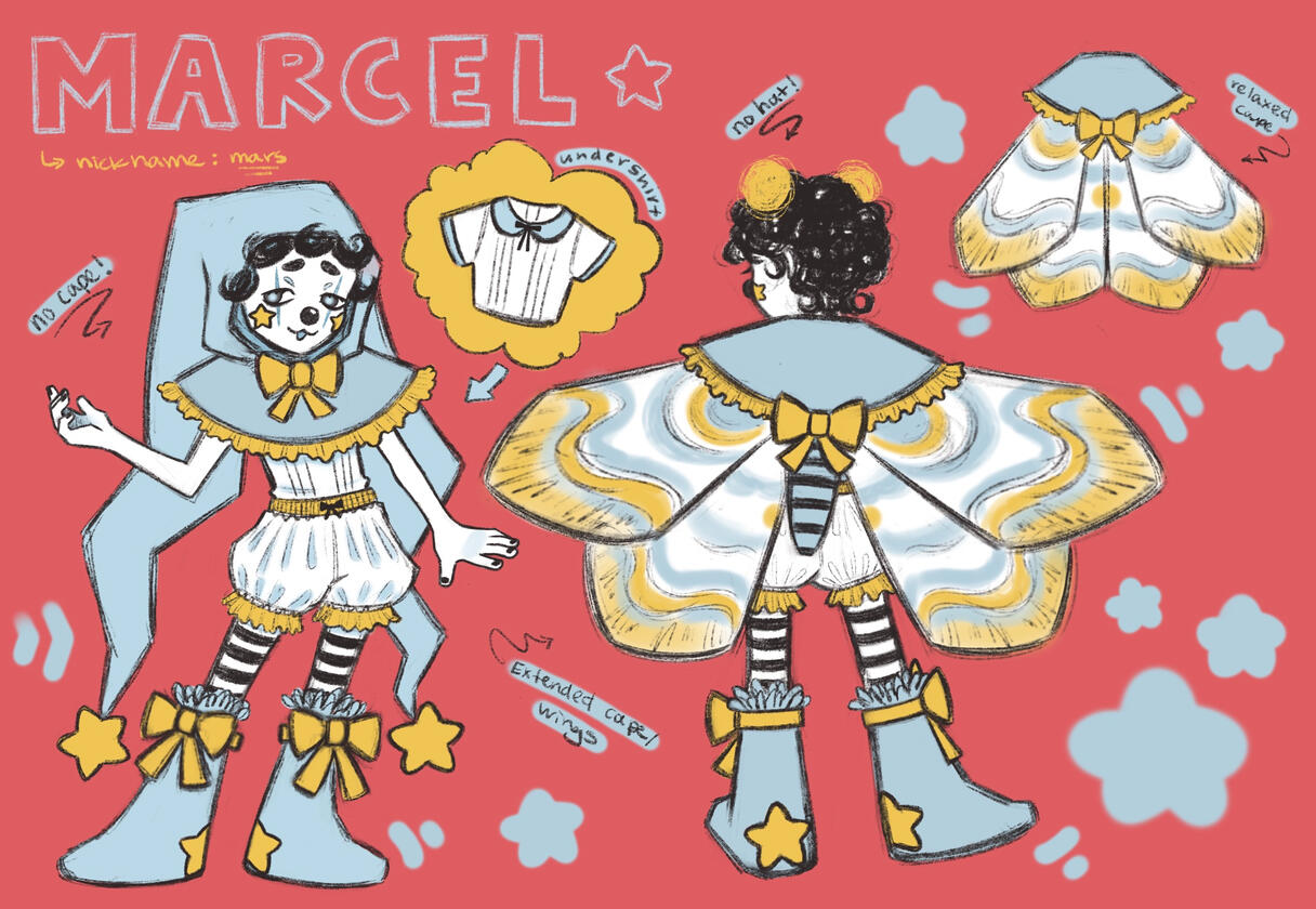 Moth Clown Marcel