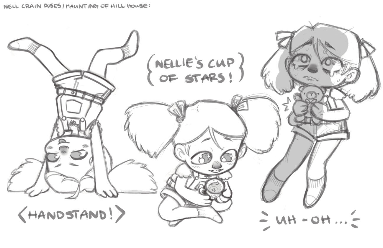 Nell Crain Character Poses