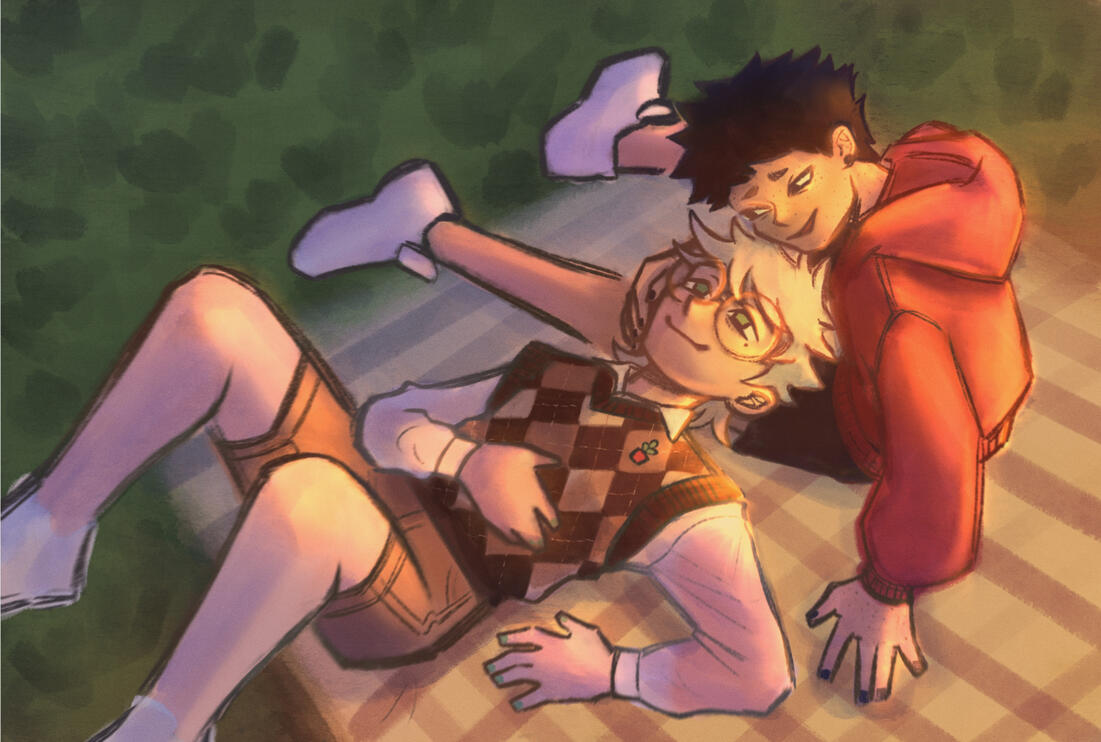 Casper & Eli Illustration